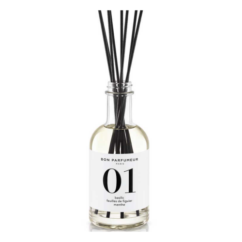 Bon Parfumeur - Diffuseur 01 Basilic Feuille de Figuier Menthe - Parfums ambiance noel