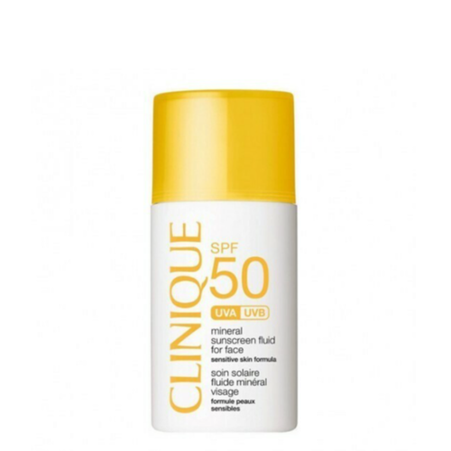 Clinique - Fluide Sun Minéral Visage Spf 50 - Peaux Sensibles - Cosmetique clinique