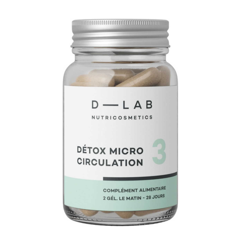 D-LAB Nutricosmetics - Détox Microcirculation  - D lab nutricosmetics peau