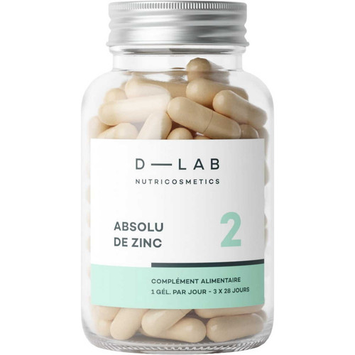 D-LAB Nutricosmetics - Absolu de Zinc cure 3 mois - Produit minceur & sport