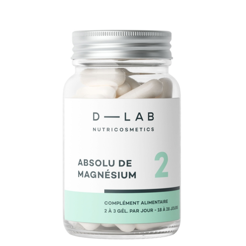 D-LAB Nutricosmetics - Absolu de Magnesium cure 1 mois - Produit sommeil vitalite energie