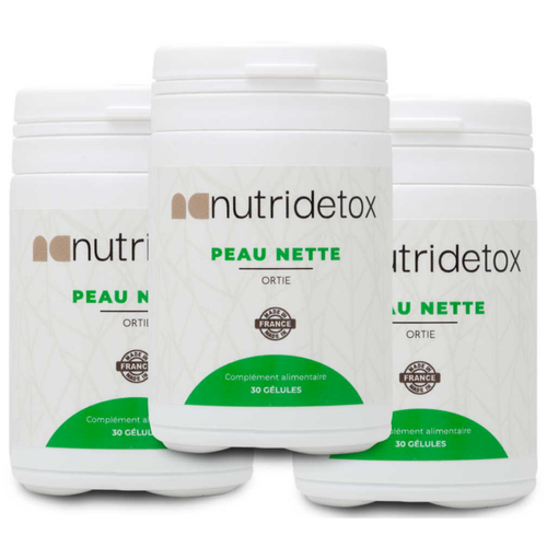 Nutridetox - Peau Nette - X3 - Complement alimentaire beaute
