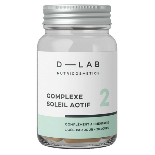 D-LAB Nutricosmetics - Complexe Soleil Actif - Complement alimentaire beaute