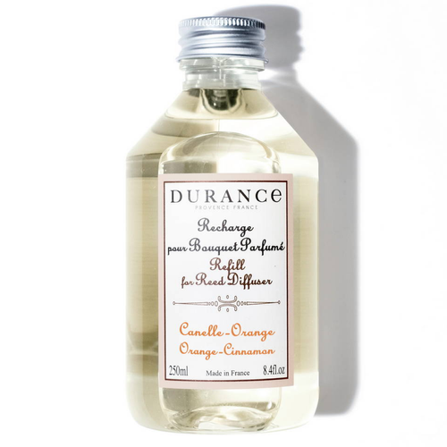 Durance - Recharge pour bouquet parfumé Cannelle Orange - Parfum d ambiance
