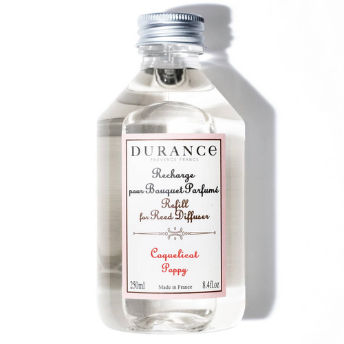 Durance - Recharge pour bouquet parfumé Durance Coquelicot - Parfum d ambiance
