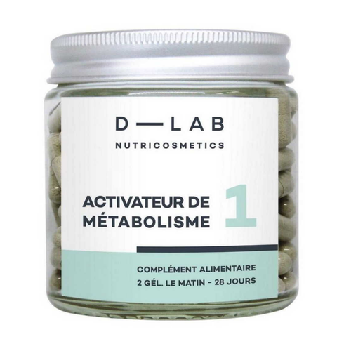 D-LAB Nutricosmetics - Activateur de Métabolisme - Active l'Energie Cellulaire - Produit minceur & sport