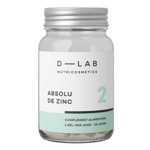 D-LAB Nutricosmetics - Absolu de Zinc cure 1 mois  - Produit minceur & sport