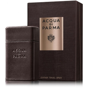 Acqua Di Parma - Colonia Concentré Vaporisateur de voyage en cuir de veau marron - Parfum homme acqua di parma colonia