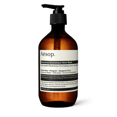 Aesop - Gel Lavant Révérence Aromatique pour les Mains - Aesop soin mains corps