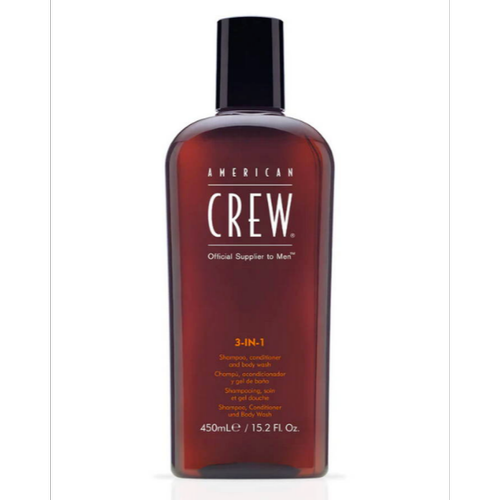 American Crew - Classic Gel Douche 3 en 1 - Shampooing, Soin & Gel Douche - Soins cheveux homme