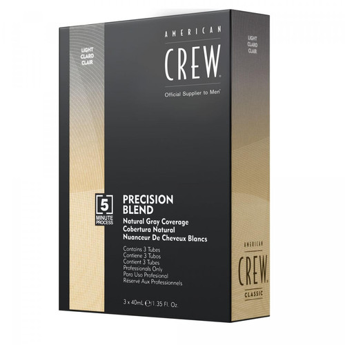 American Crew - Precision Blend- Coloration Cheveux- 3x40ml-Light 7-8 Claire - Teinture cheveux