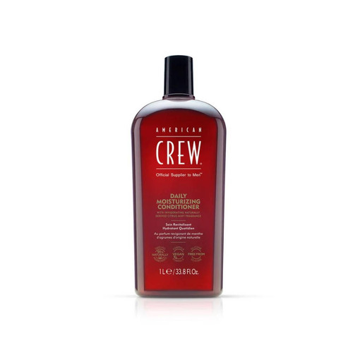 American Crew - Après Shampoing DAILY MOISTURIZING - Revitalisant et Hydratant 1000 ml - Après-shampoing & soin homme