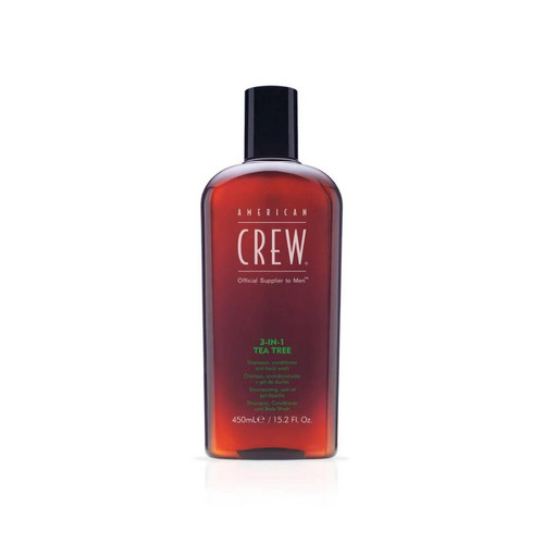 American Crew - CREW 3IN1 TEA TREE 15.2oz - Soin cheveux American Crew