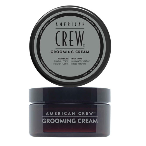 American Crew - Cire Coiffante Fixation Forte, Brillance Extrême Grooming Cream  - Cadeaux Fête des Pères