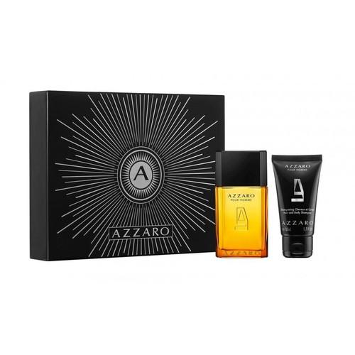 Azzaro - Coffret Eau de Toilette + Shampooing - Azzaro Pour Homme - Coffret cadeau soin parfum