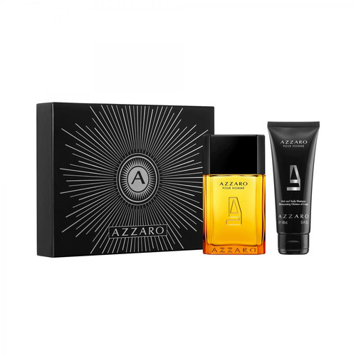 Azzaro - Coffret Eau de Toilette + Shampooing - Azzaro Pour Homme - Cadeaux Parfum homme