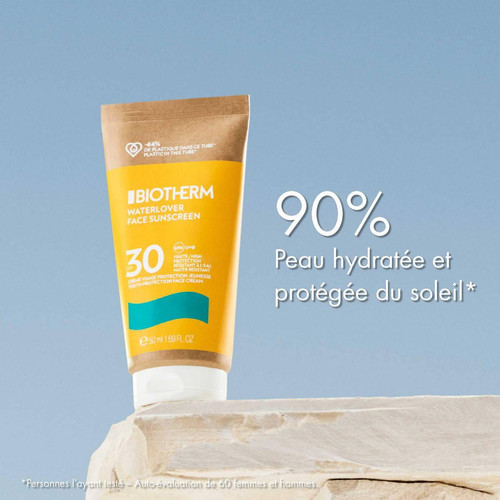  Crème Solaire Visage Waterlover - Protection Jeunesse SPF 30