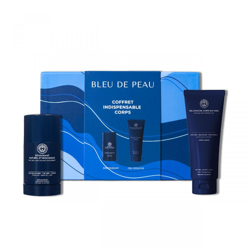 Bleu de Peau - Kit essentiels - Déodorant + Gel douche - Soin corps homme