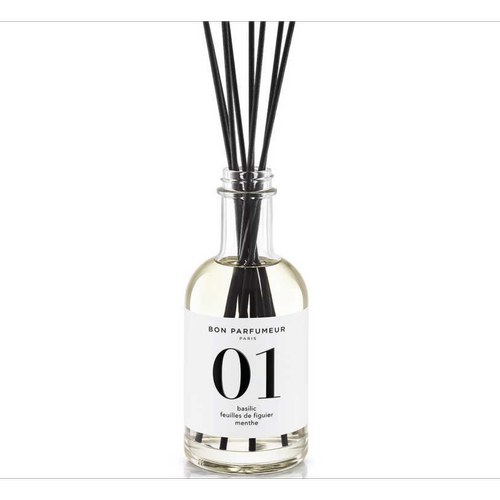 Bon Parfumeur - Diffuseur 01 Basilic Feuille de Figuier Menthe - Diffuseurs parfum