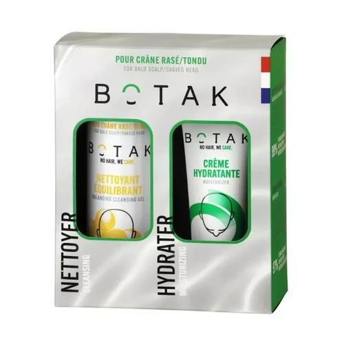 Botak - Coffret Routine Quotidienne Crâne Rasé ou Tondu - Cire, crème & gel coiffant