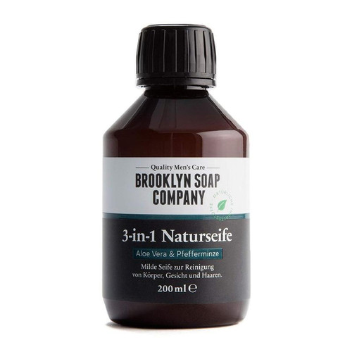 Brooklyn Soap Company - Shampooing à l'Aloe Vera et au Menthol - Nouveautes soin cheveux homme