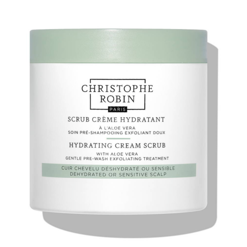 Christophe Robin - Crème Hydratante et Revitalisante pour cuir chevelu à l'Aloe Vera - Cire, crème & gel coiffant