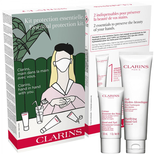 Clarins Men - Coffret CLARINS MEN Kit Protection Essentielle Main   - Hydratant corps pour homme