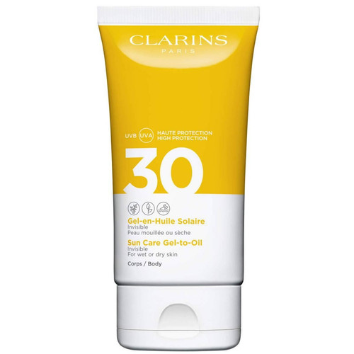 Clarins Men - GEL EN HUILE SOLAIRE SPF30 CORPS - Creme solaire autobronzant clarins