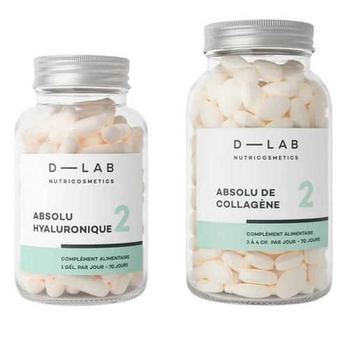 D-LAB Nutricosmetics - Duo Nutrition-Absolue 2,5 mois - Produit minceur & sport