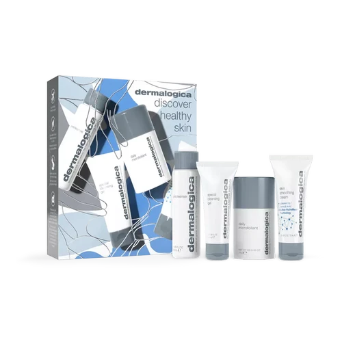 Dermalogica - Discover Healthy Skin - Kit découverte best-seller peau saine - Coffret cadeau soin parfum