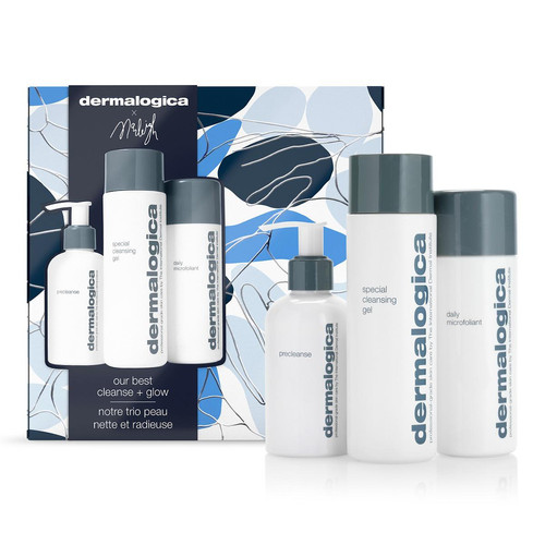 Dermalogica - Coffret routine nettoyage Cleanse and Glow - Gommage visage homme