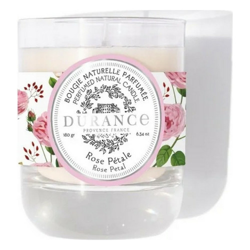 Durance - Bougie naturelle parfumée Durance Rose Pétale - Durance Parfums d’Intérieur