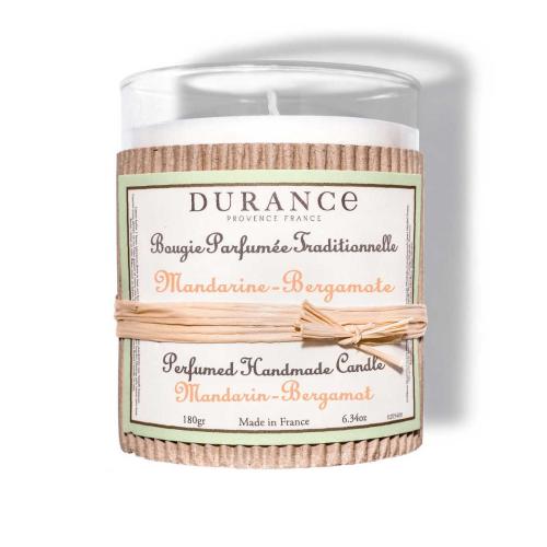 Durance - Bougie Parfumée Mandarine Bergamote - Durance Parfums d’Intérieur
