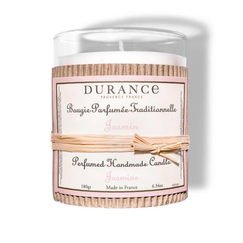Durance - Bougie Traditionnelle DURANCE Parfum Jasmin SWANN - Durance Parfums d’Intérieur