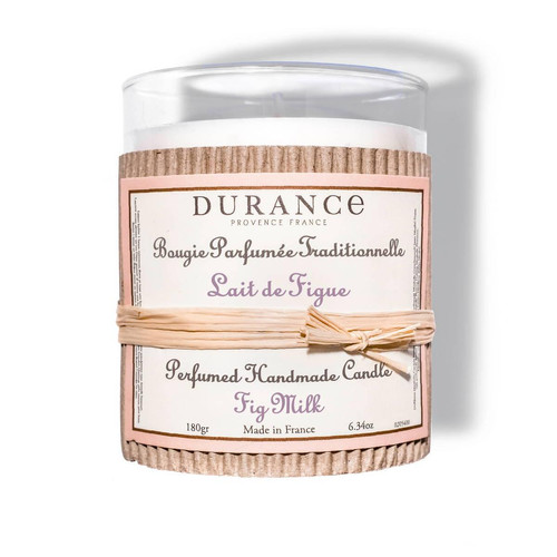 Durance - Bougie Traditionnelle DURANCE Parfum Lait de Figue SWANN - Parfum homme Durance