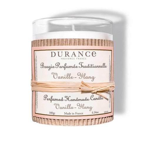Durance - Bougie Traditionnelle DURANCE Parfum Vanille SWANN - Parfums d'Ambiance