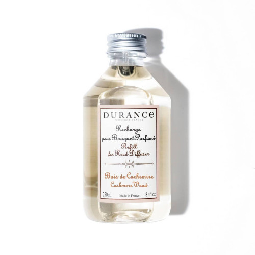 Durance - Recharge pour bouquet parfumé 250 ml Bois de Cashemire - Parfum d ambiance