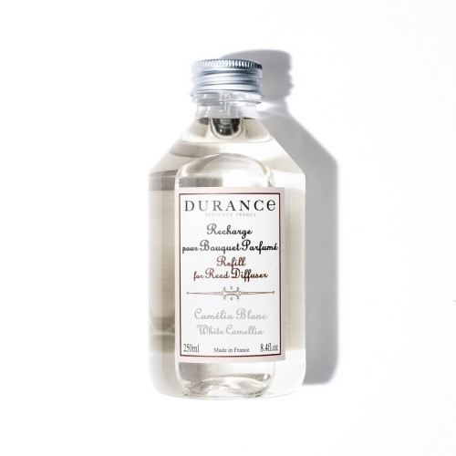 Durance - Recharge pour bouquet parfumé Camélia Blanc - Diffuseurs parfum