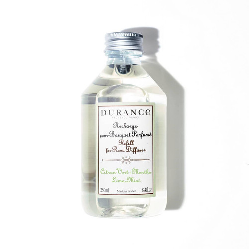 Durance - Recharge pour bouquet parfumé Citron vert Menthe - Bougies parfumees