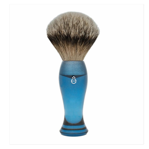 E Shave - Blaireau Silvertip Bleu - Idées Cadeaux homme