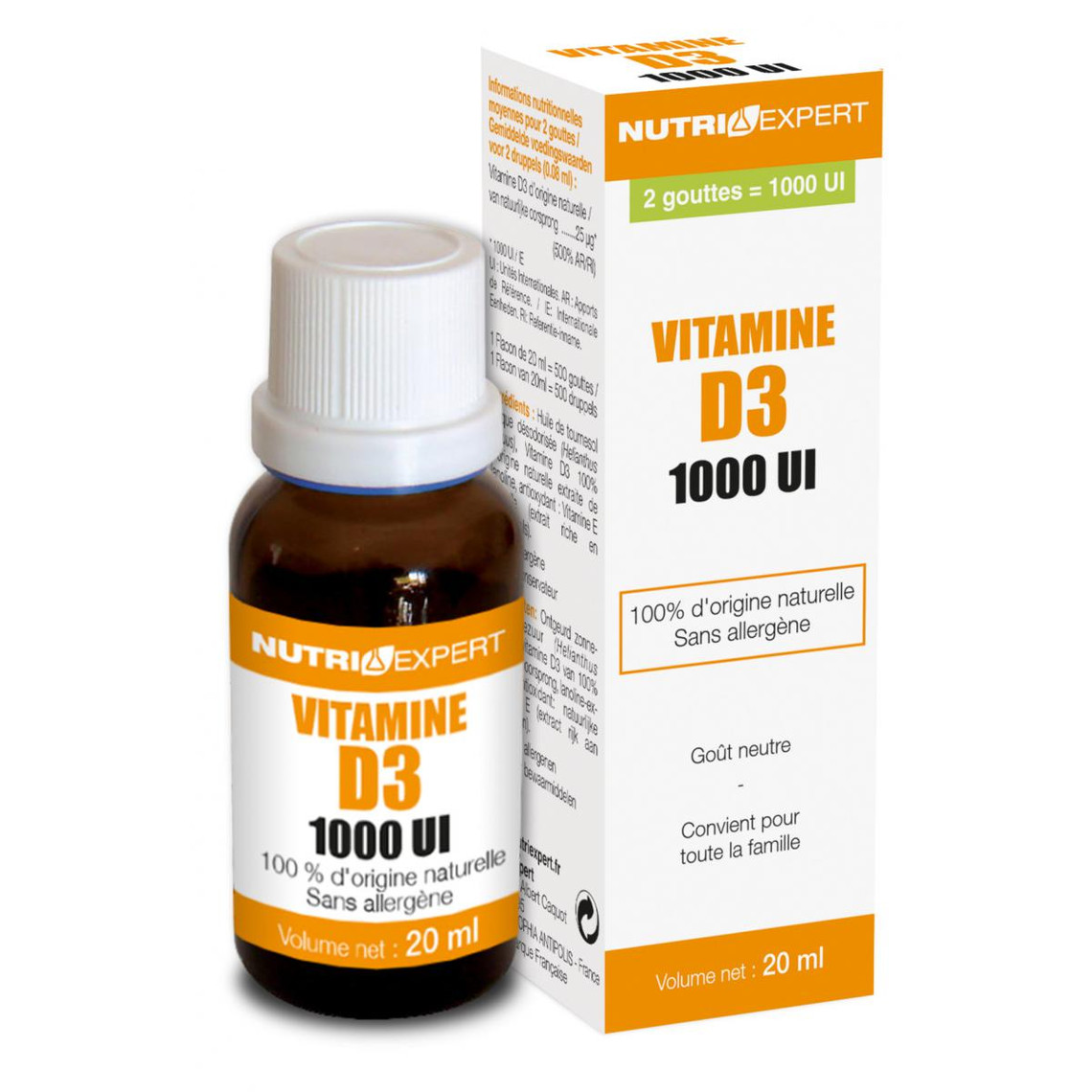 Vitamine D3 - 1000 Ui