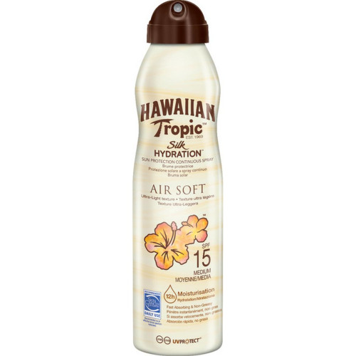 Hawaiian Tropic - Brume hydratante protectrice Silk Hydration- SPF 15 - Protection Solaire