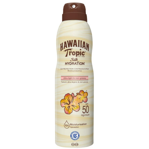 Hawaiian Tropic - Lotion Hydratante Haute Protection UV pour le corps - Soins solaires homme
