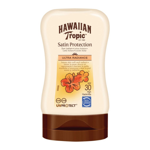 Hawaiian Tropic - Mini Lotion Satinée Solaire - Format voyage SPF 30 - Hawaiian tropic solaire