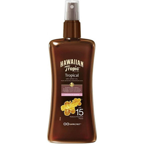 Hawaiian Tropic - Huile Solaire Corps Silk Hydration SPF15 - Soins solaires homme