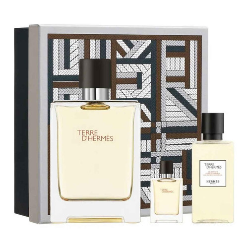 Hermès - Coffret Terre d'Hermès - Eau de Toilette + Miniature + Gel Douche  - Parfums homme hermes