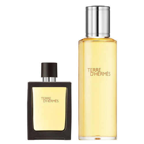 Hermès - Coffret Terre d'Hermès Parfum Vaporisateur + Recharge - Parfums homme hermes