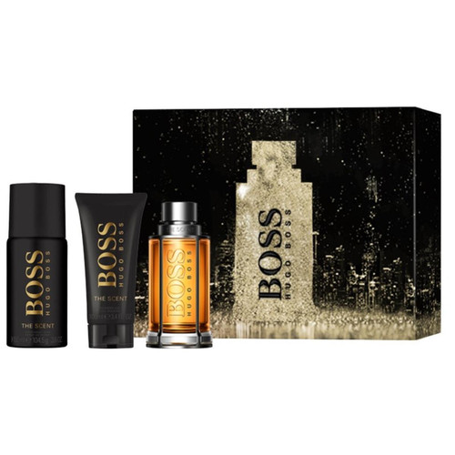 Hugo Boss - Coffret BOSS The Scent Eau de Toilette - Gel Douche -Déodorant Spray - Best sellers parfums homme