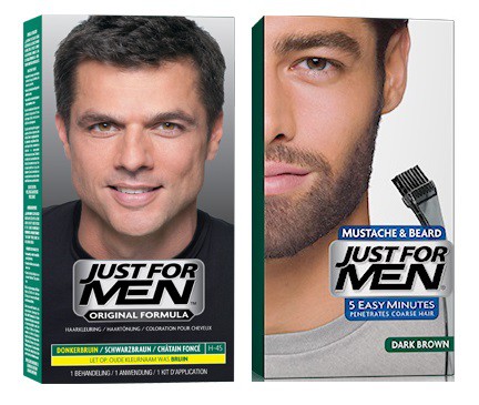 Just For Men - DUO COLORATION CHEVEUX & BARBE - Coloration cheveux barbe just for men chatain fonce