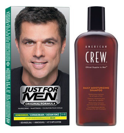 Just For Men - COLORATION CHEVEUX & SHAMPOING Châtain Foncé - Coloration cheveux barbe just for men chatain fonce